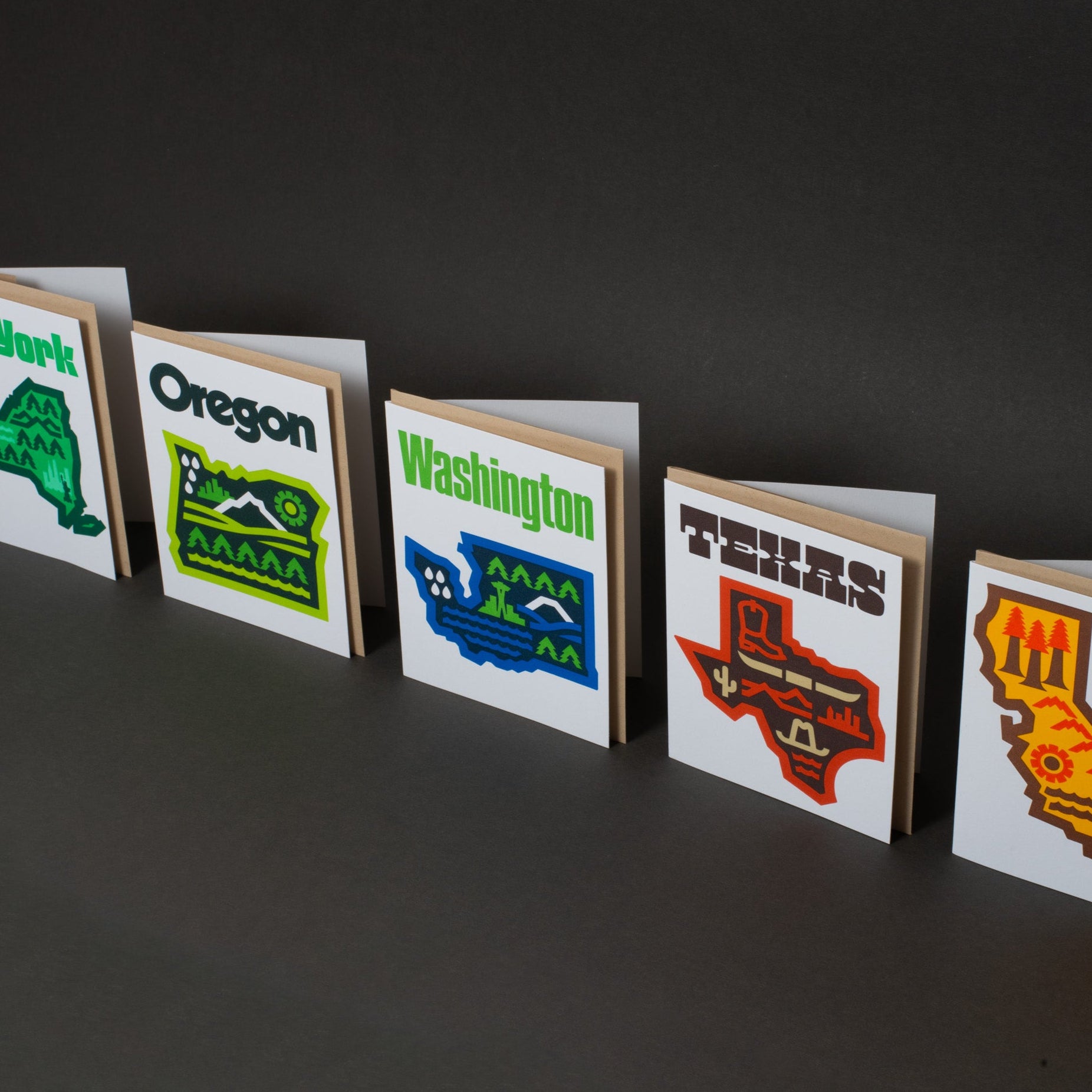 Oregon State Letterpress Greeting Card