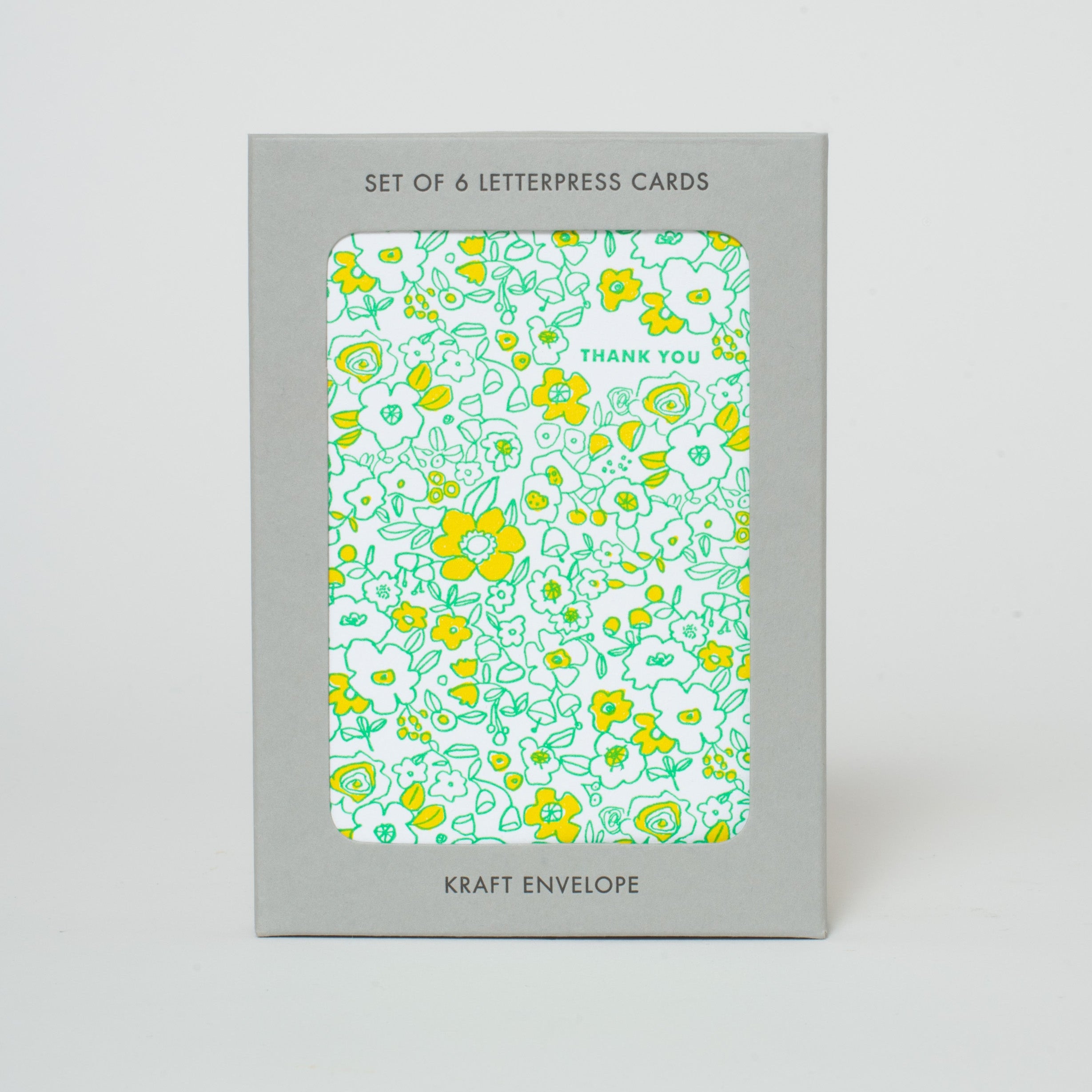 Calico Floral Thank You Card Boxed Set