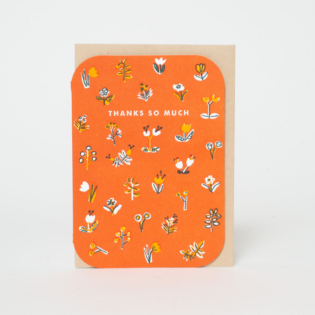 Little Flower Thanks Greeting Card Box Set