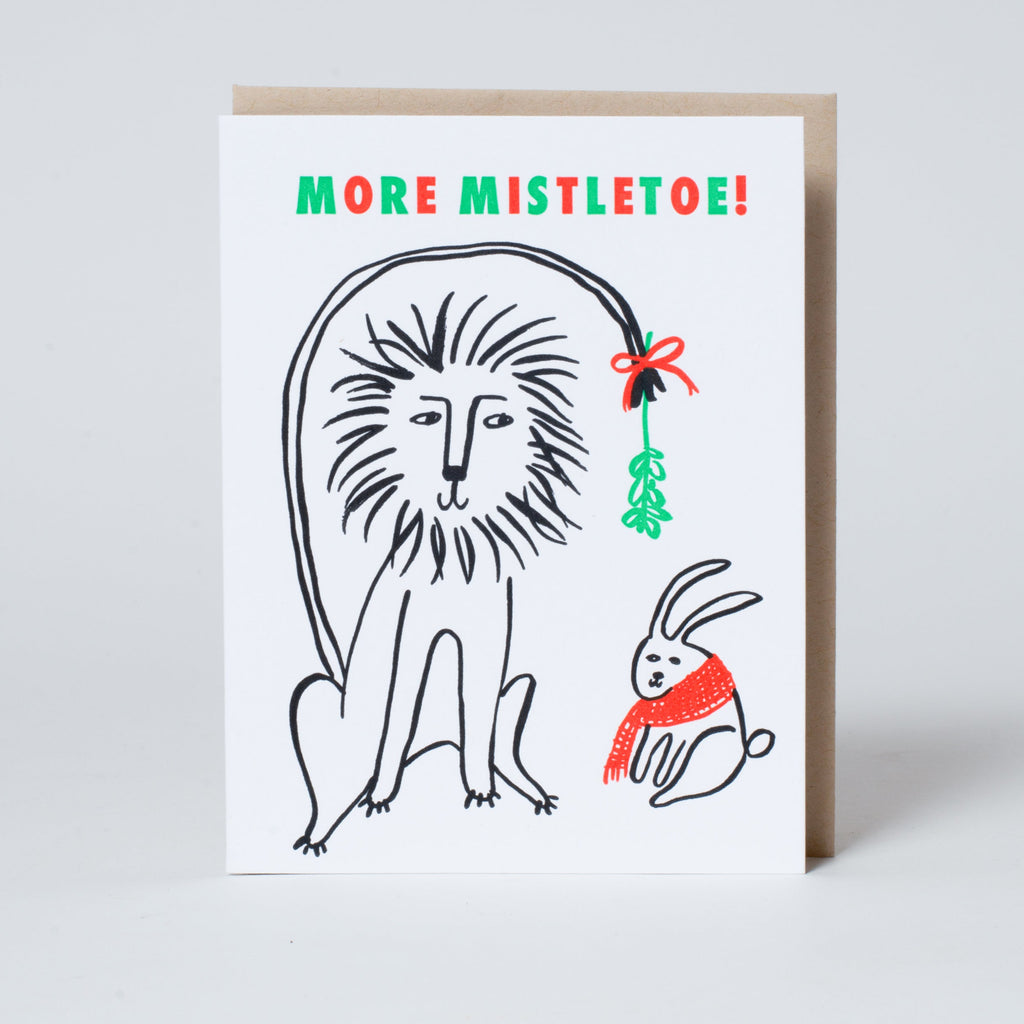 More Mistletoe Holiday Card