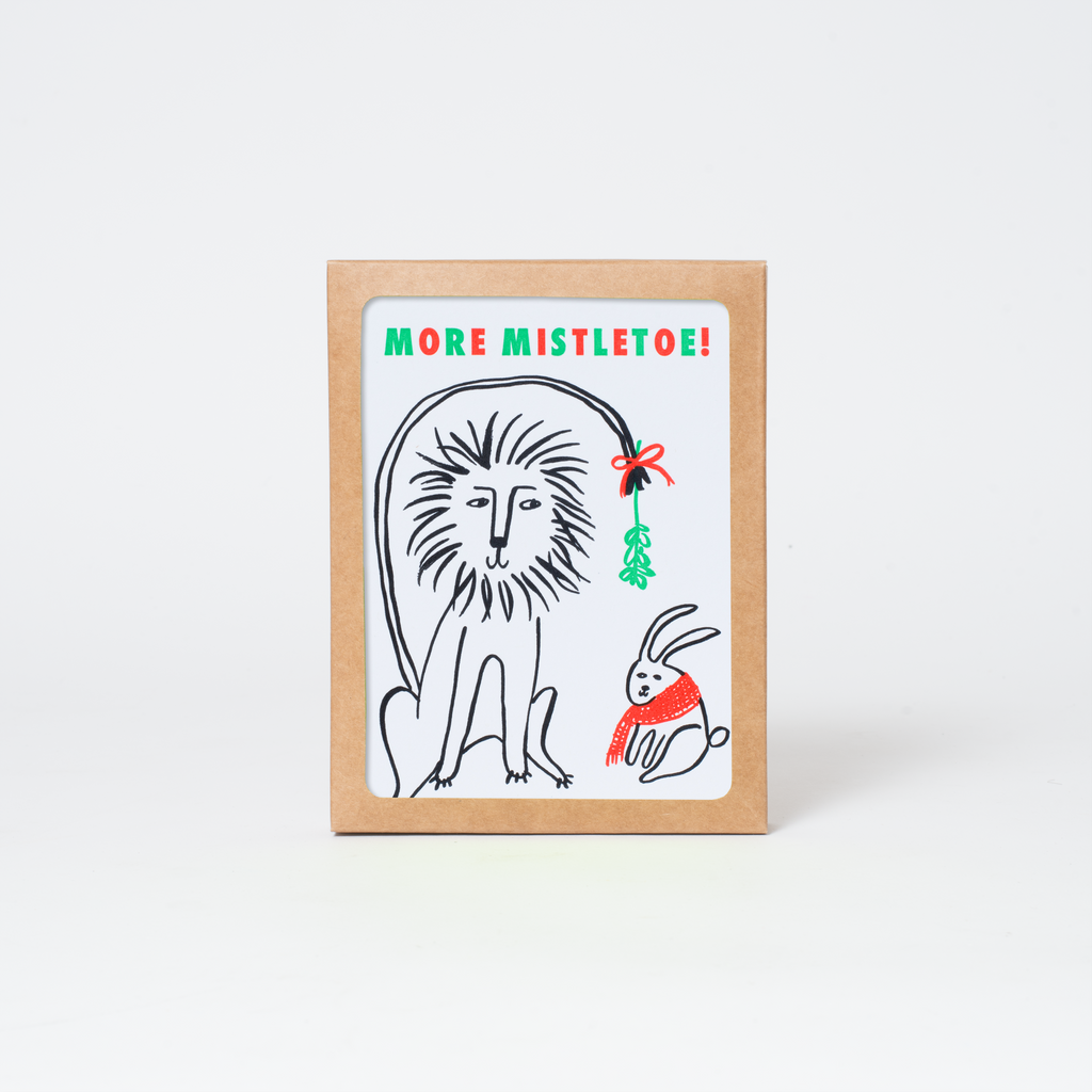 More Mistletoe Holiday Card