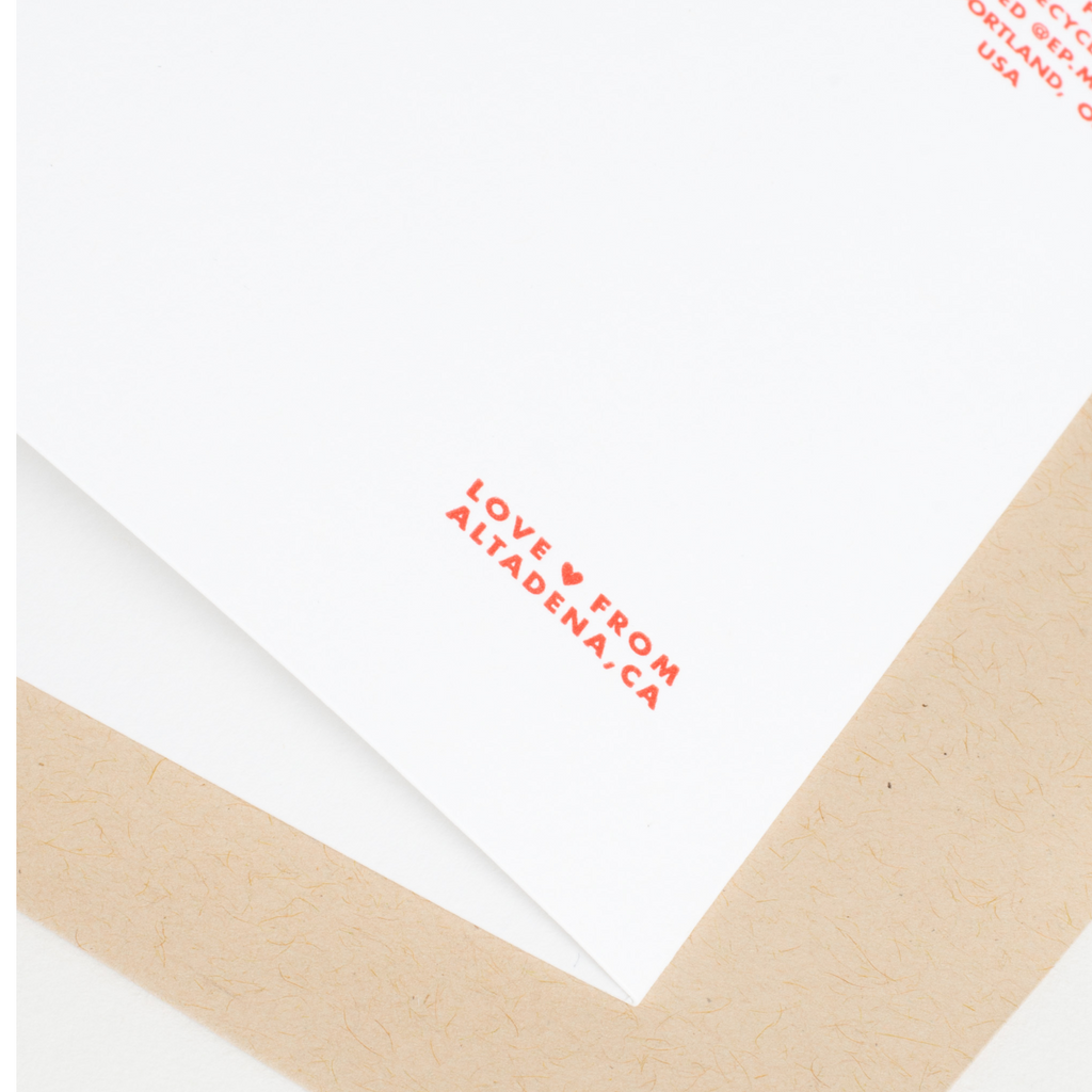Party Bear Birthday Letterpress Greeting Card