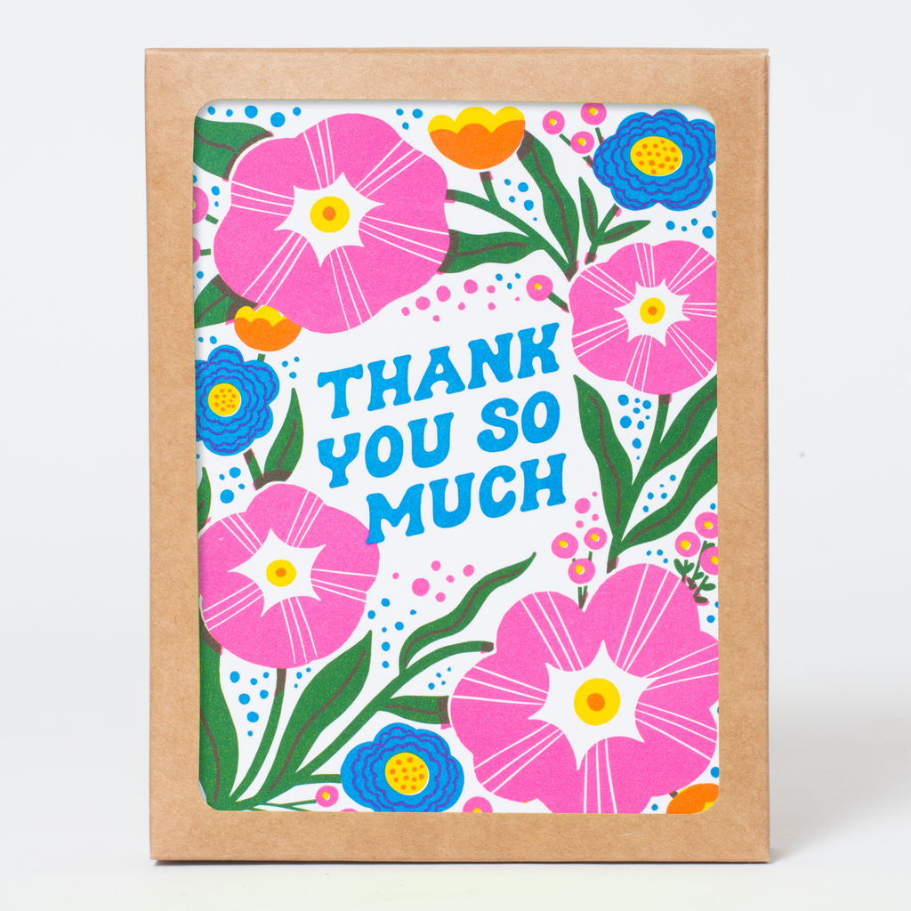 Thank You Flowers Greeting Card Box Set