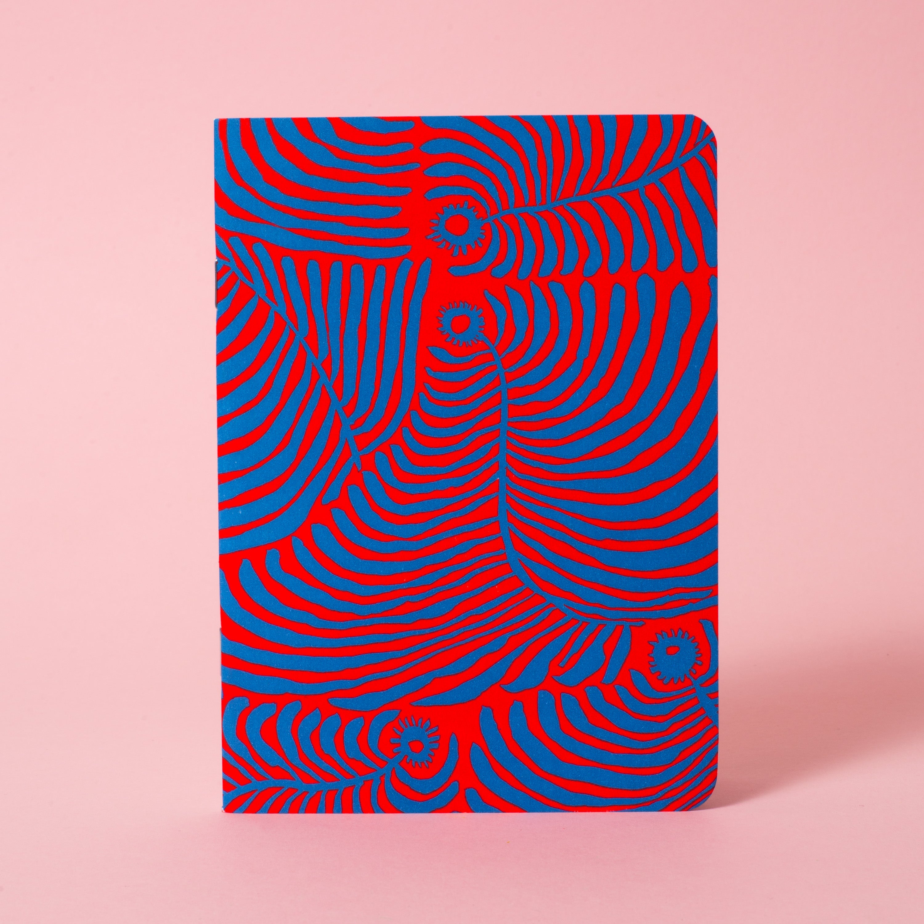 B6 Softcover Blank Notebook - Seaweed Pattern