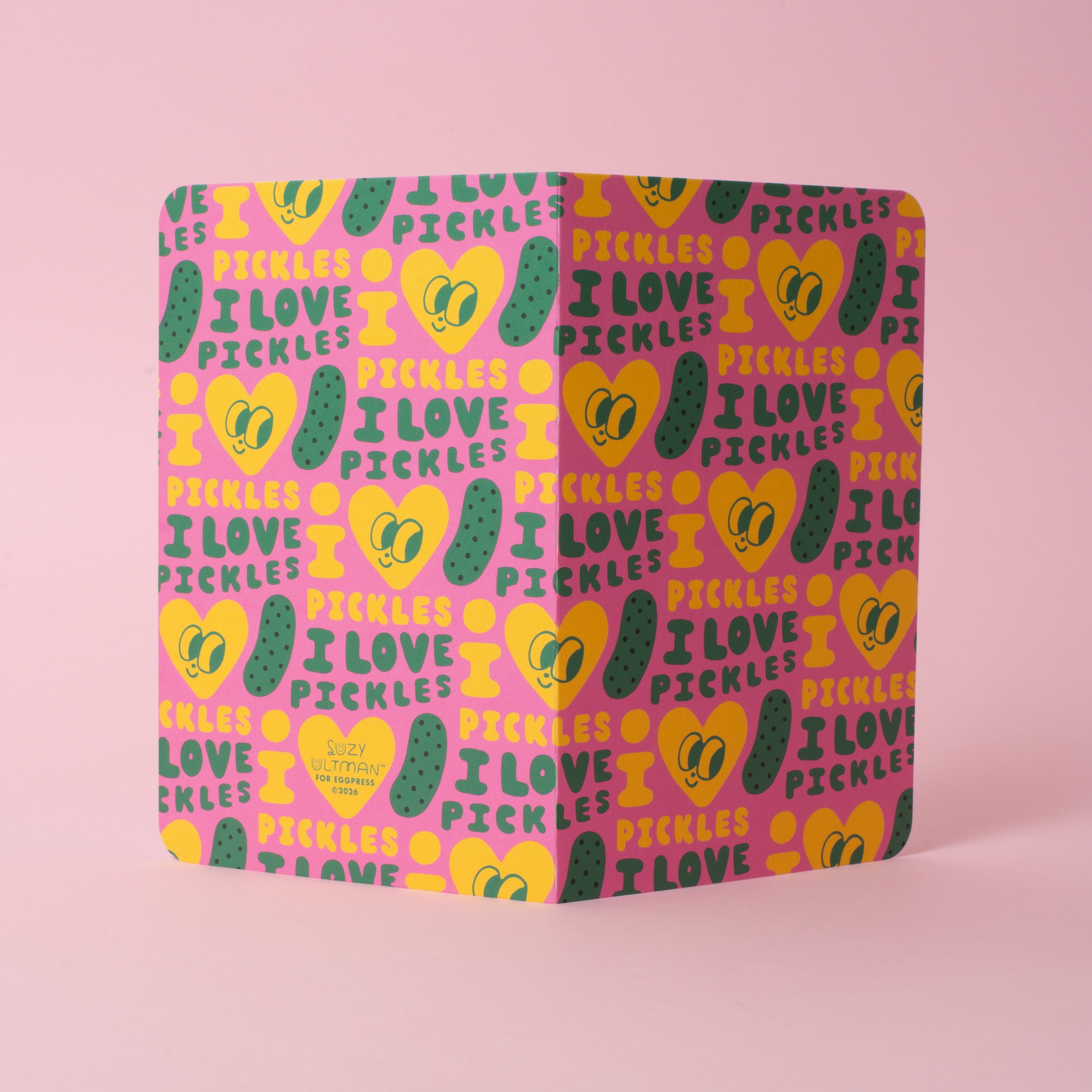 I Love Pickles B6 Blank Notebook