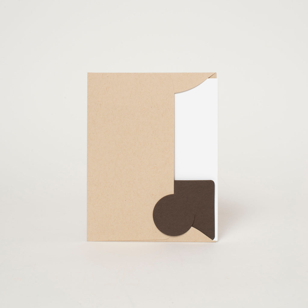 Thank You Gnome Die-cut Letterpress Greeting Card
