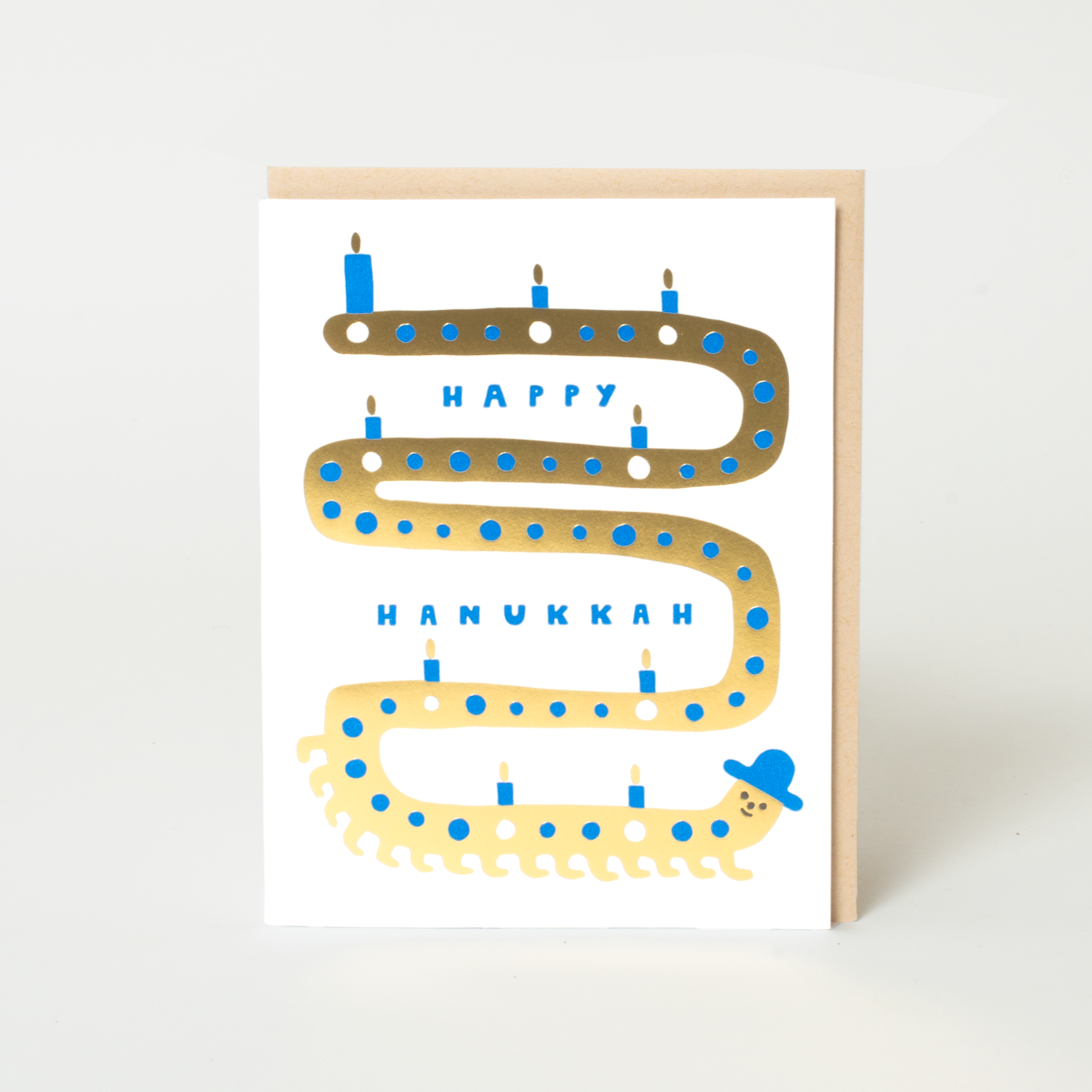 Hanukkah Menorah Worm