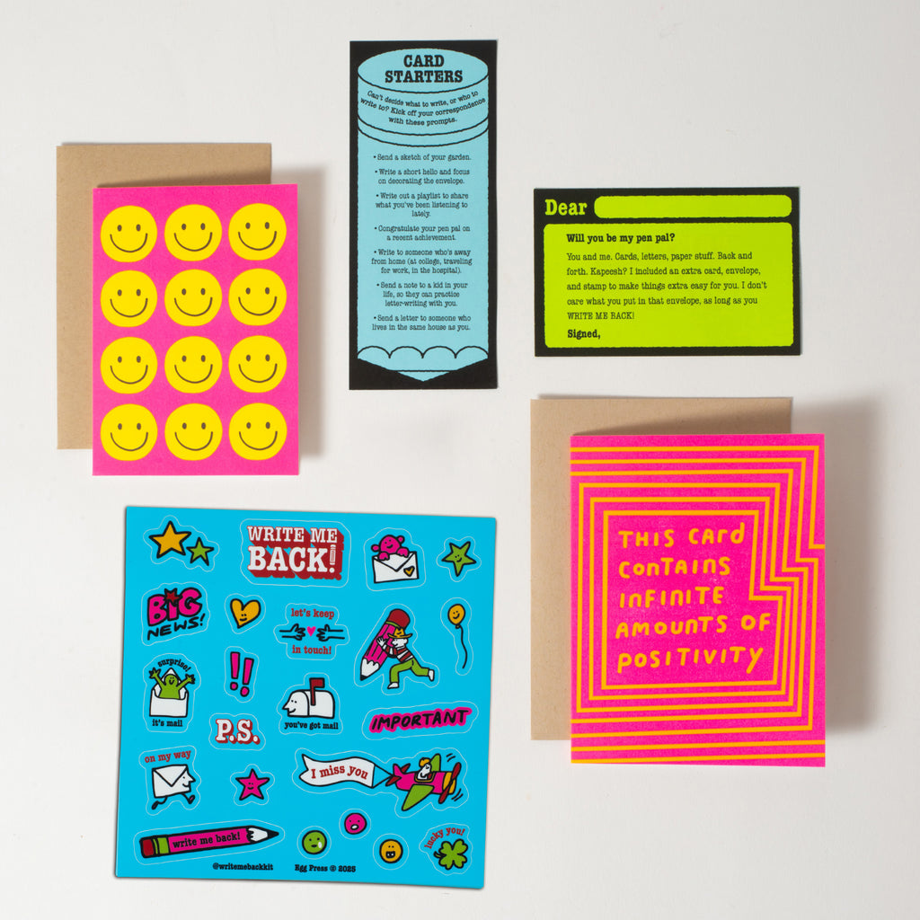 Party Sampler Pack! Write Me Back! Pen Pal Kits