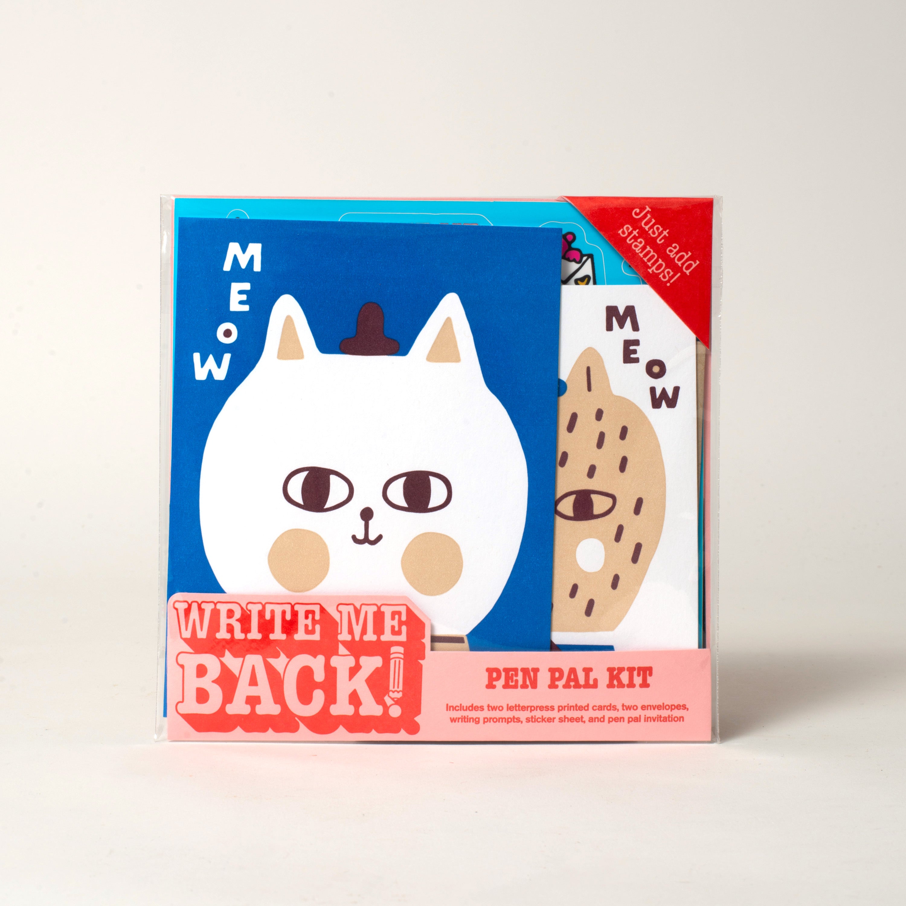 Write Me Back! Pen Pal Kit (Meow Kitty)