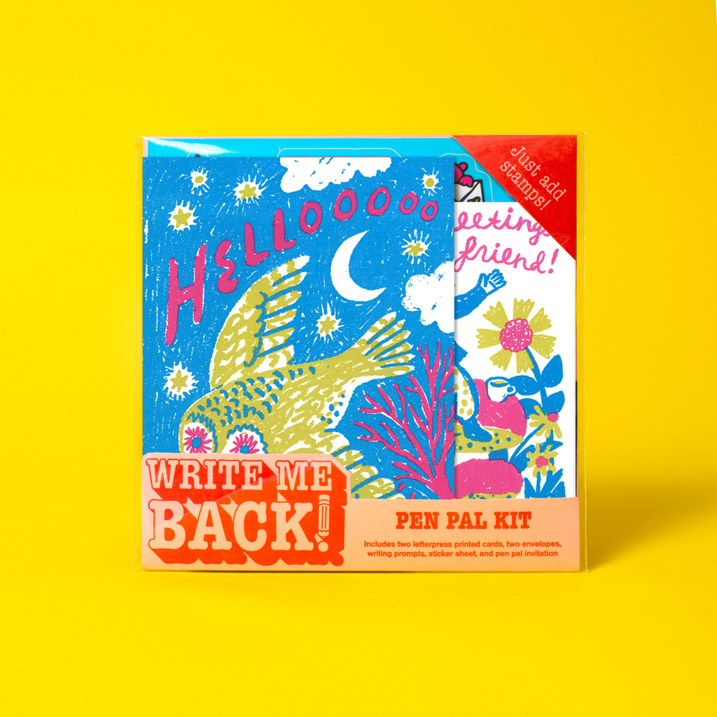 Write Me Back! Pen Pal Kit (Owl + Greetings Friend)