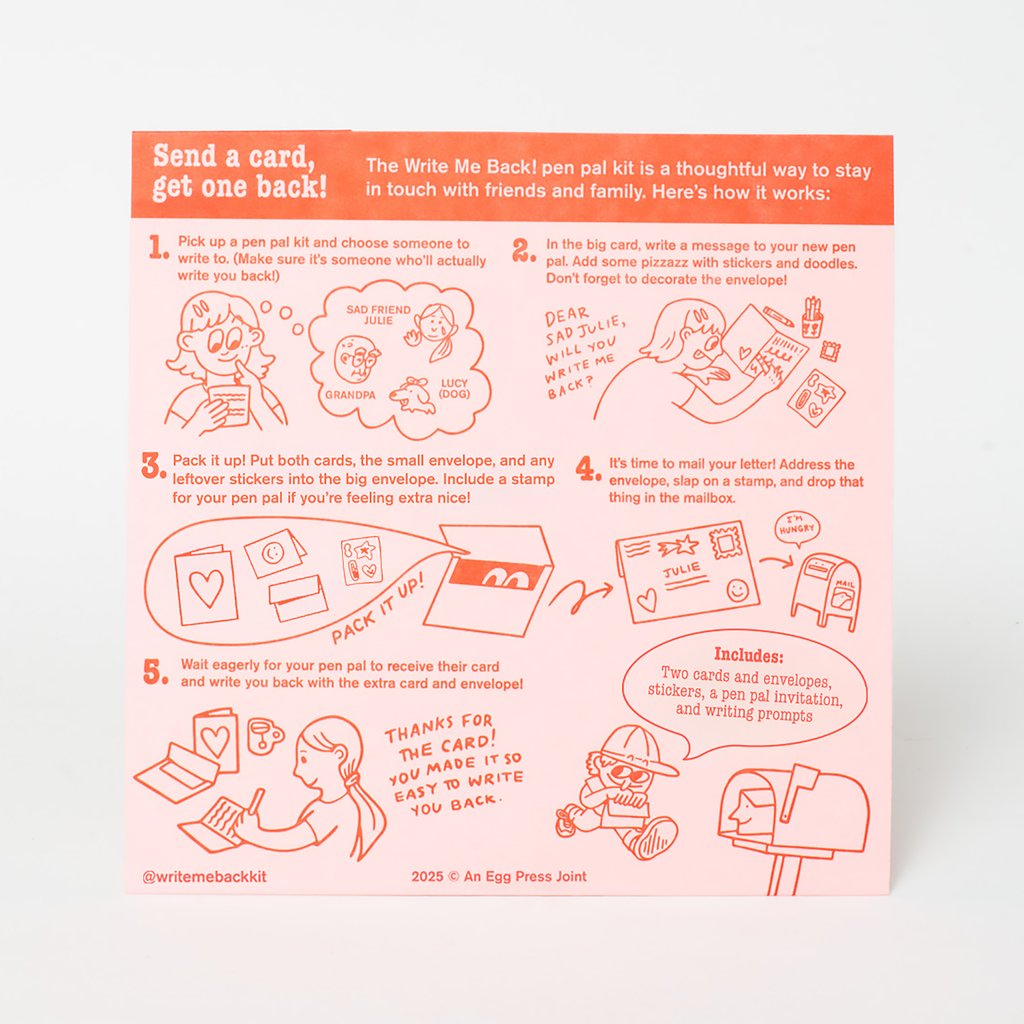 Party Sampler Pack! Write Me Back! Pen Pal Kits