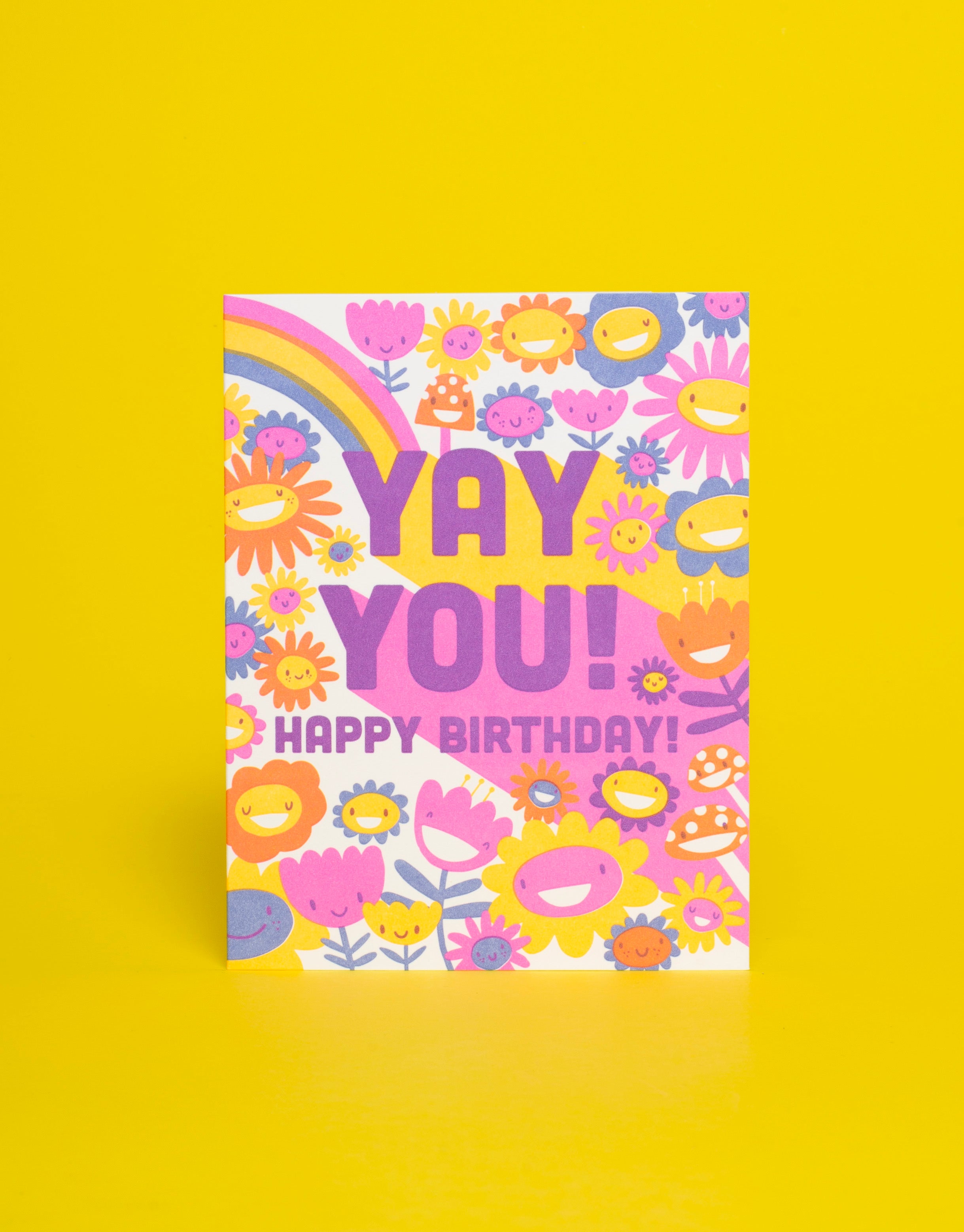 Yay You! Birthday Letterpress Greeting Card