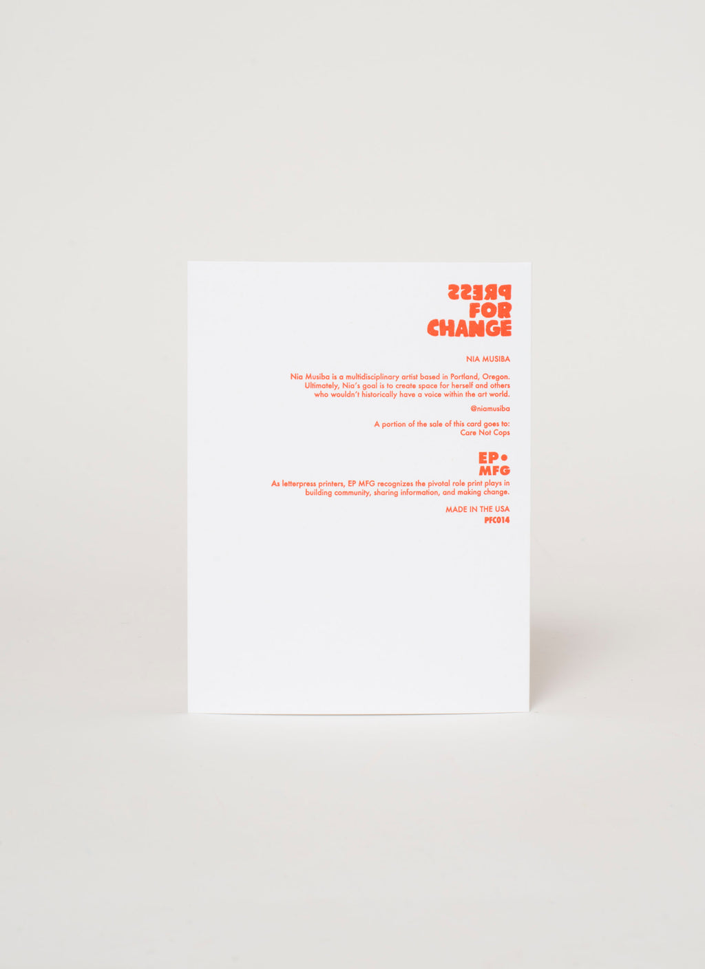 Birthday Balance Letterpress Greeting Card