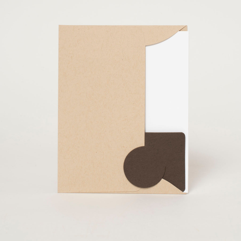 Big Butt Funny Love Letterpress Greeting Card
